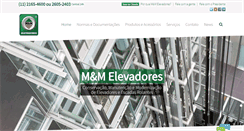 Desktop Screenshot of mmelevadores.com.br